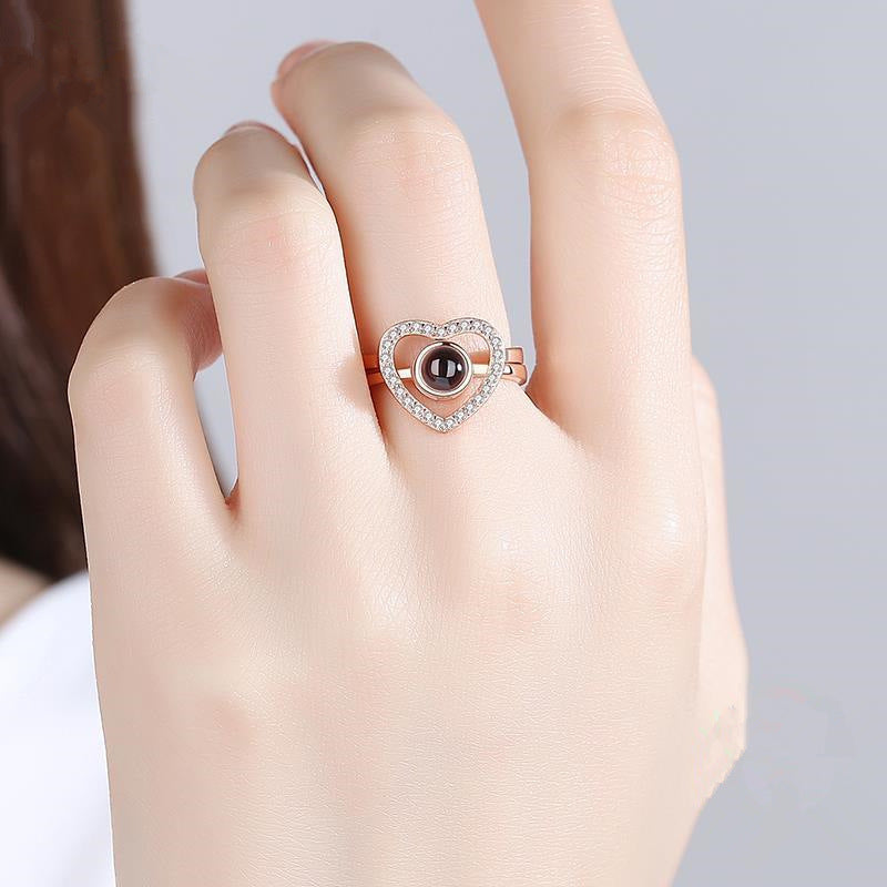 Love Photo Projection Ring